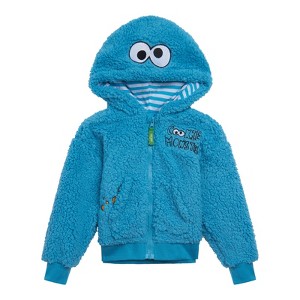 Sesame Street Baby Fleece Zip Up Hoodie Infant - 1 of 4
