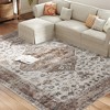 HOMCOM Area Rug, Vintage Machine Washable Rug, Non-Slip Floor Carpet for Living Room, Bedroom, Dining Room, Home Office - 4 of 4