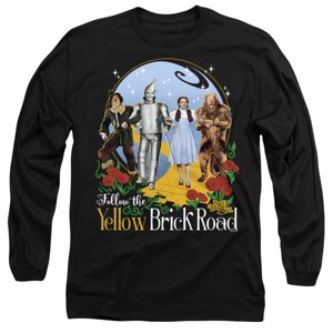 Men’s The Wizard Of Oz  The Wizard Of Oz Yellow Brick Road Long Sleeve T-Shirt - 1 of 4