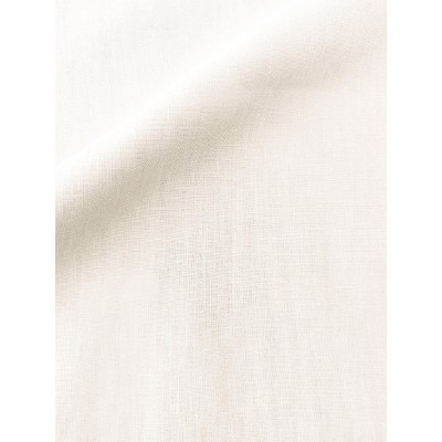 Natural White Linen Euro Pillow with Down Alternative Insert