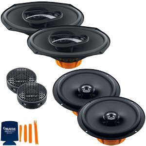 Hertz Dieci 6x9" & 6.5" Speaker & Tweeter Replacements Compatible with 2015-2020 Ford F-150 Extended Cab - 1 of 4