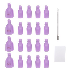 Unique Bargains Women's Durable Nail Art Removal Clip Kit 1 Set - 1 of 4
