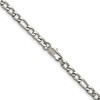 Chisel Stainless Steel Polished 4mm 20" Figaro Chain Necklace - 4 of 4