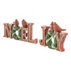 Northlight Cardinals on Wreaths "Joy" and "Noel" Christmas Display Signs - 10" - Set of 2 - image 4 of 4