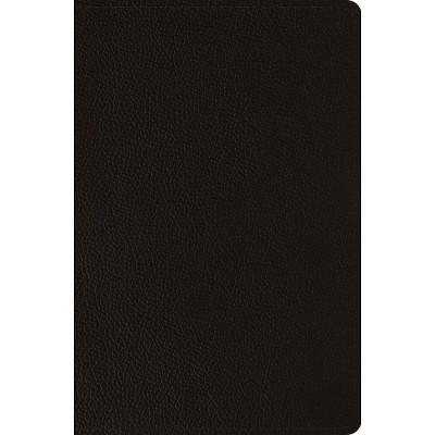 ESV Compact Bible (Buffalo Leather, Deep Brown) - (Leather Bound)