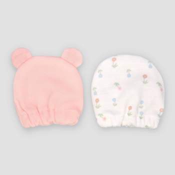 Carter's Just One You® 2pk Baby Girls' Bear Mittens - Pink