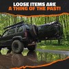 Mockins 30 Cu Ft. Square Car Cargo Carrier Bag (40"x40"x32") with Bag Lock, Buckle Straps and Carry Bag- Black - 3 of 4