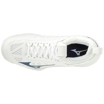Обувь Mizuno Wave Momentum Women's Volleyball Shoe Womens Size 11 In Color White-Navy (0051) — фото 4