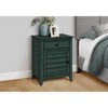 FONTOI Side Table with Storage Drawer&Cabinet, Bedside Table with Clapboard, Nightstand for Living Room, Bedroom, Blue, 13.75"*25.25"*20" - 2 of 4