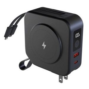 Raycon® The Magic Power 5-in-1 Portable Power Pack, 10,000 mAh, RAPBAN700-23E-BLA in Black - 1 of 4
