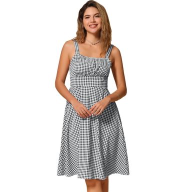 fitted checkered dress HODGE Wedding Dress main image 1