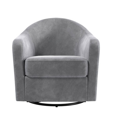 Light gray velvet online chair