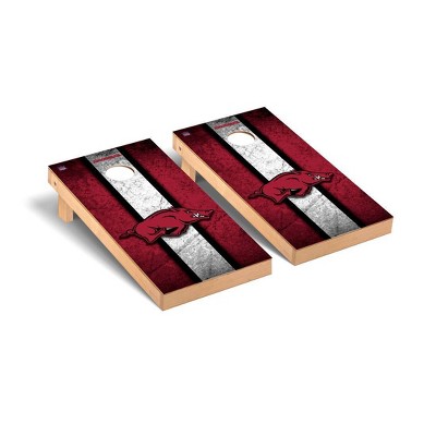 NCAA Arkansas Razorbacks Premium Cornhole Board Vintage Version
