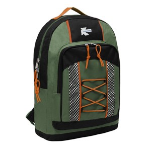 K-Cliffs 15" Student Backpack Lightweight Bungee School Bookbag Unisex Travel Hiking Daypack - 1 of 4