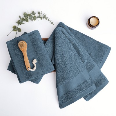 Set Of 4 Bath Towels, 100% Super Plush Premium Cotton, Washcloths and Hand Towels - Becky Cameron