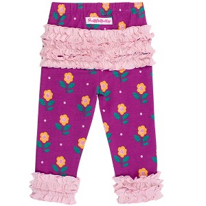 RuffleButts Baby/Toddler Girls Ruffle Leggings with Signature Rear Ruffles - 1 of 4