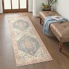 Abynow Geometric Modern Loomed Machine Washable Area Rug - 3 of 4