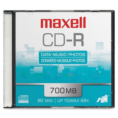 Maxell 648201 700Mb Cd-Recordable Slim Jewel