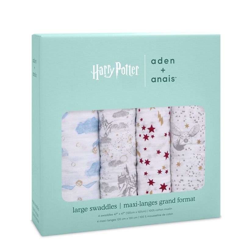 aden + anais muslin swaddle blankets - 4pk, 4 of 6