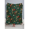 Pimlada Phuapradit Christmas foliage 56"x46" Woven Throw Blanket - Deny Designs - 3 of 4