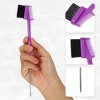 Unique Bargains Eyebrow Eyelash Dual Comb Makeup Tool 8.15" Length - 3 of 4