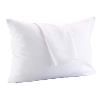 Great Bay Home 8 Pack Allergy Free Microfiber Pillow Protector Jumbo / Queen