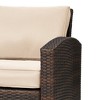 6 Piece Outdoor Patio Furniture Set with Cushions and Coffee Table - 2 of 4