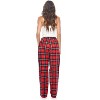Casual Nights Women's Flannel Pajama Sleep Pants, Super Soft Plaid Pjs Bottoms - 4 of 4