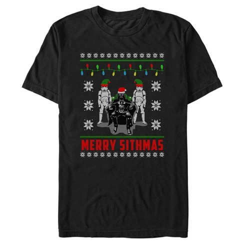 Men's Star Wars Darth Vader Merry Sithmas T-shirt : Target