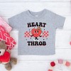 The Juniper Shop Checkered Heart Throb Toddler Short Sleeve Tee - 2 of 2