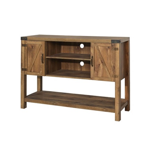 52 Barn Door Buffet Table Console Tv Stand Barnwood Saracina Home