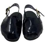 Doll Clothes Superstore Black Clogs fits 18 inch Doll
