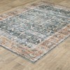 Oriental Weavers Charleston CHA06 Blue / Rust Indoor Area Rug - 5' x 7' - 4 of 4