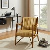 Art Leon Genuine Leather Accent Armchair - 3 of 4