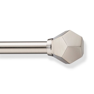 66"-120" Faceted Rod Brushed Nickel - Project 62™