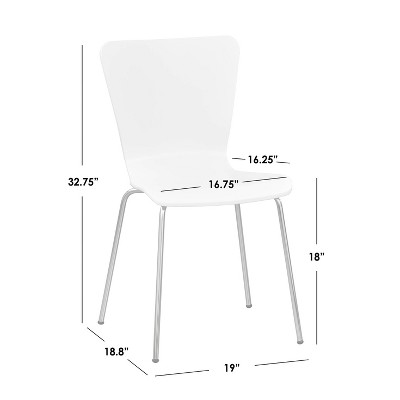 Black Laminated MDF and Chrome 5-Piece Dining Set with Bentwood Chairs