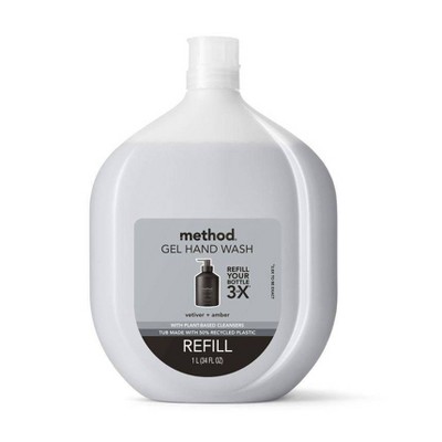Method Vetiver + Amber Gel Hand Soap Refill - 34 fl oz