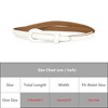 INSPIRE CHIC Women's Adjustable Faux Leather Fashion Skinny Waist Strap Waistband 1 Pc - 4 of 4