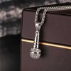 Rock Music Pendant Necklace - 18K Gold Plated Adjustable Chain, Hip Hop Punk Gift for Men & Women - 3 of 4