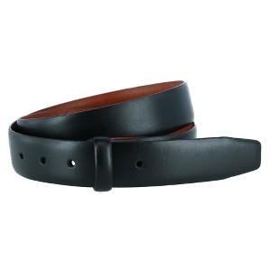 Trafalgar Men's Cortina Leather No Buckle Belt Strap - 1 of 3