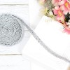 Gimp Braid Trim, 3 Yards 0.3 inch Metallic Woven Trim, Sewing DIY Craft Braid Ribbon for Hat Headband Costume Garment Decor Accessory - 2 of 4
