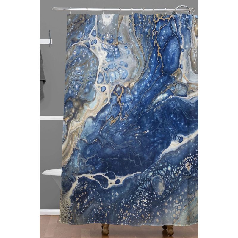Shannon Clark From Above Shower Curtain Blue - Deny Designs, 3 of 6