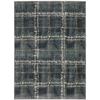 Oriental Weavers Carson 0746J Blue/ Ivory Indoor Area Rug - 5'3" x 7'3"