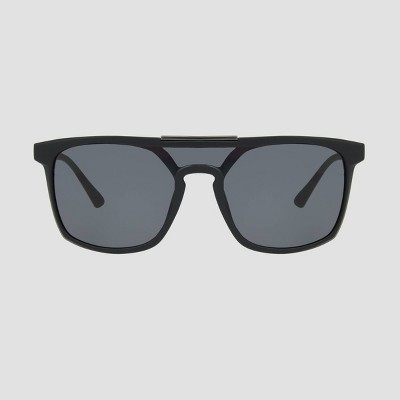 Men's Matte Rubberized Square Sunglasses - All in Motion™ Black