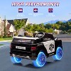 Nasitip Kids Ride On Police Car, 12V Electric Truck for Toddlers, Battery Powered Ride On Toy with Remote Control - 3 of 4