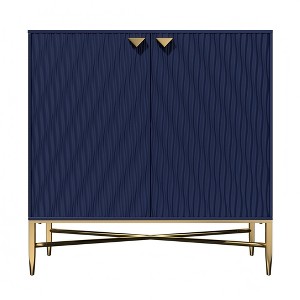 CLIHOME 15.75-in W x 32.87-in H MDF Freestanding Utility Storage Cabinet with Ajustable Foot Pad - 1 of 4