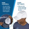 TrailHeads Men's Running Cap - Recycled Athletic Hat for Sports, Tennis, Golf, Pickleball, Gym - 3 of 4