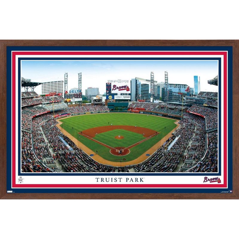 Trends International MLB Atlanta Braves - Truist Park 22 Framed Wall Poster Prints, 1 of 7
