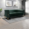 NicBex Couches for Living Room 83" Sofa Velvet Upholstered 3-Seat Couch Soft Sponges Modern Designs Sofa with Gold Legs for Apartment - 3 of 4