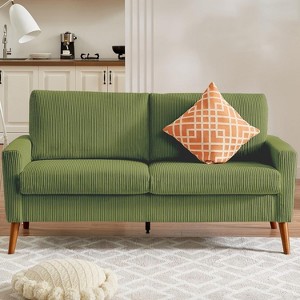 Vipbear 68" Loveseat Sofa,Modern Love Seat Couches for Living Room,Small Couch for Bedroom Office,Comfy Couch with Spring Cushion,Tool-Free Assembly - 1 of 4